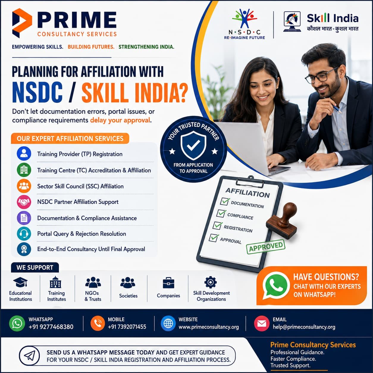 🎉 Welcome to Prime Consultancy!